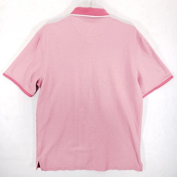 IZOD Polo Mens Large Tall Pink Advantage Performance Sport Comfort Stretch Shirt - Picture 3 of 4